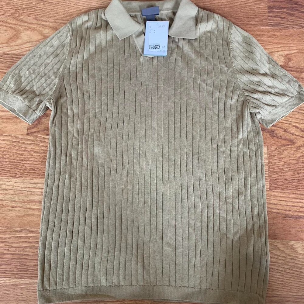 Hm Mens Slim Fit Collared